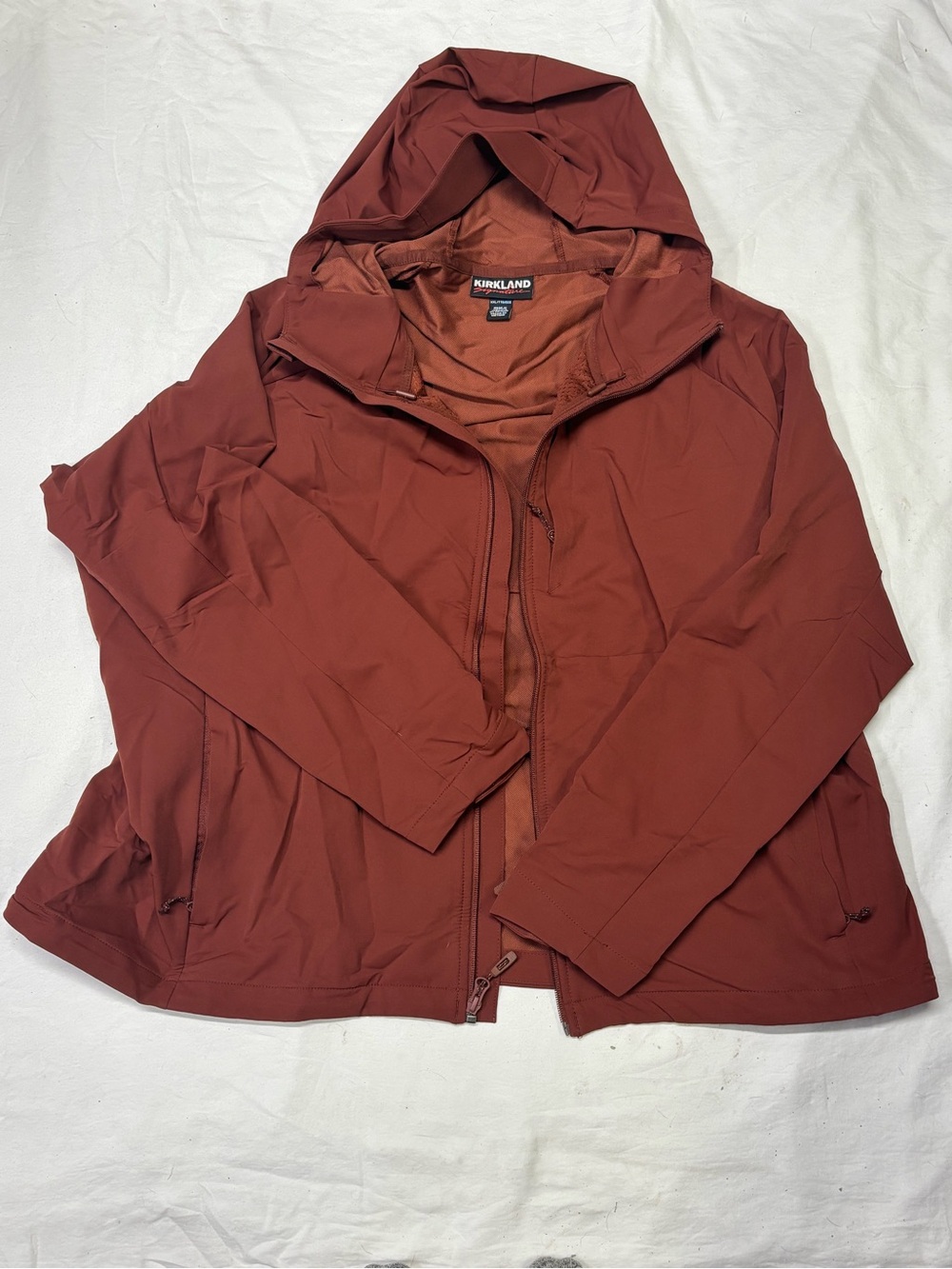 Kirkland Signature Rust Red Shirt with Black Label